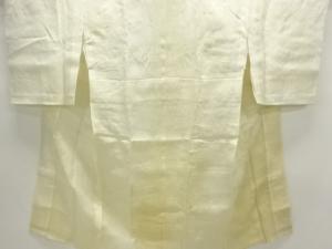 アンティーク　本麻透かし織　流水模様長襦袢